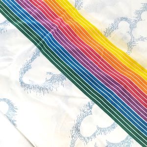 Vintage Twin Rainbow 🌈 flat sheet